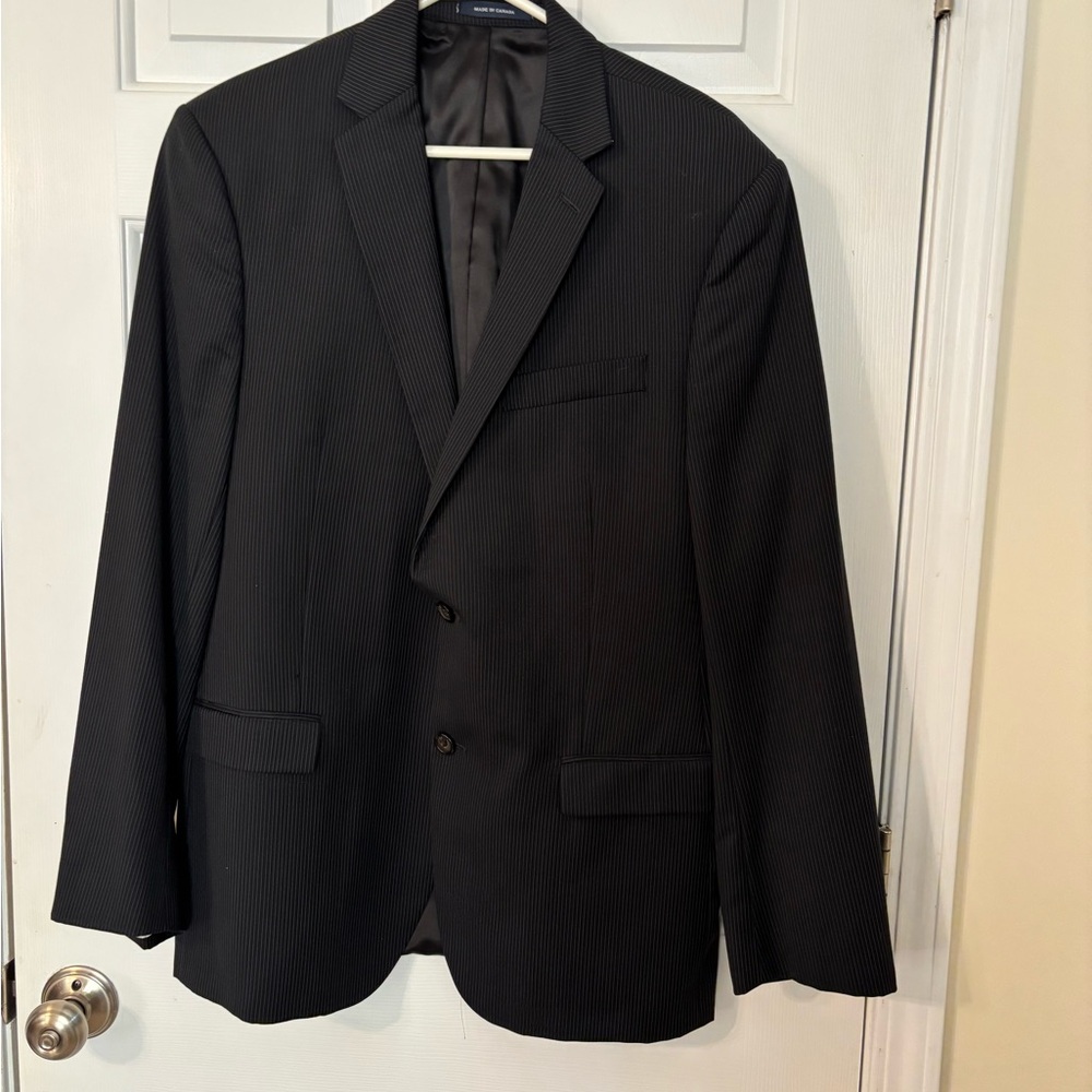 Ralph Lauren Charcoal Pinstripe Sport Coat